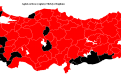Aglais (Aglais urticae) Türkiye Dağılım Haritası